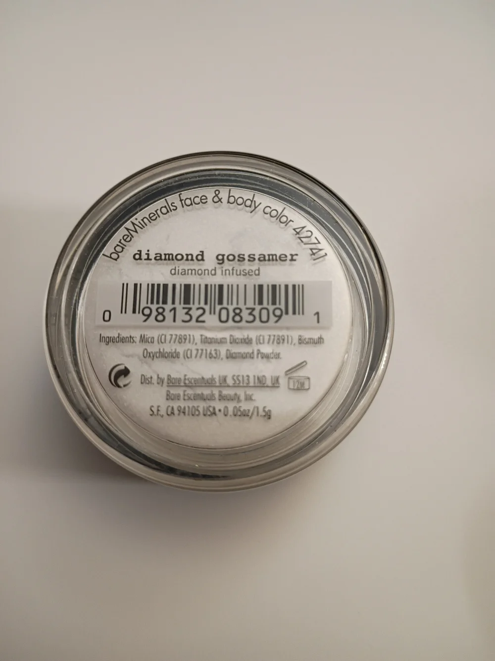 bareMinerals Diamond Gossamer Face & Body Color - Sheer Clear Shimmer